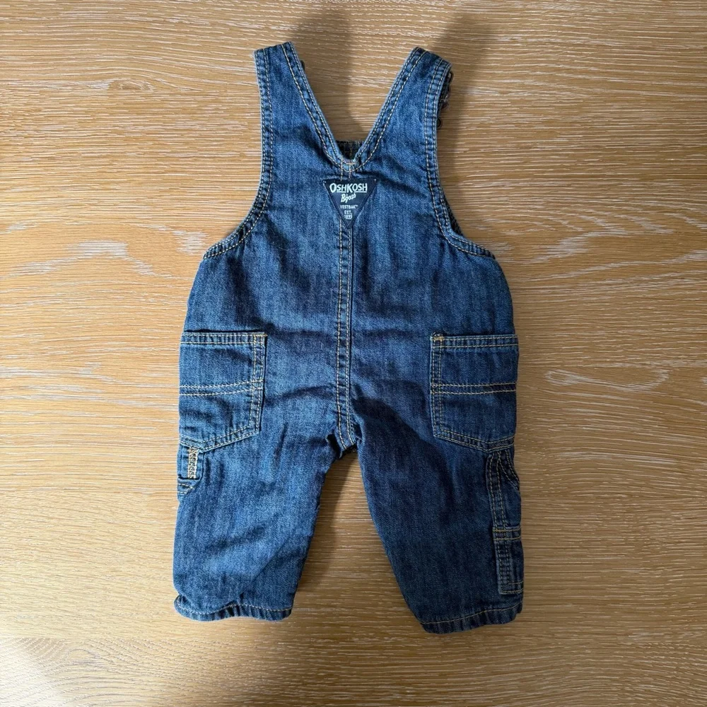 OshKosh B'gosh Classic Blue Overalls - Picture 3 of 4